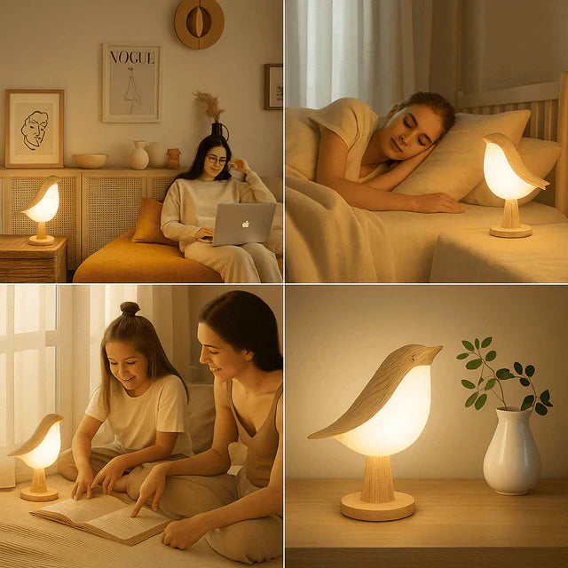 LysFugl™ | En lampe, der bringer natur, lys og ro ind i dit hjem