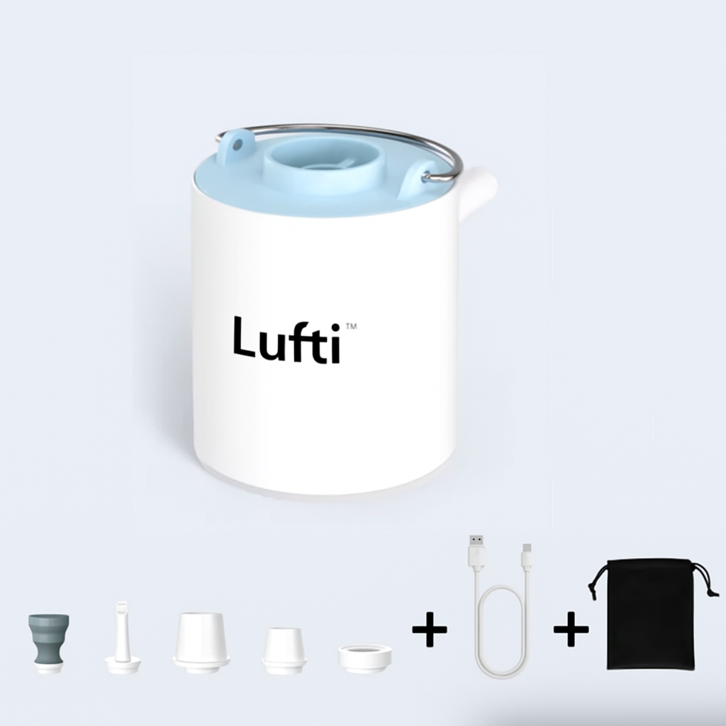 Lufti™ | En pumpe i lommeformat med kraft til at erstatte dine lunger!