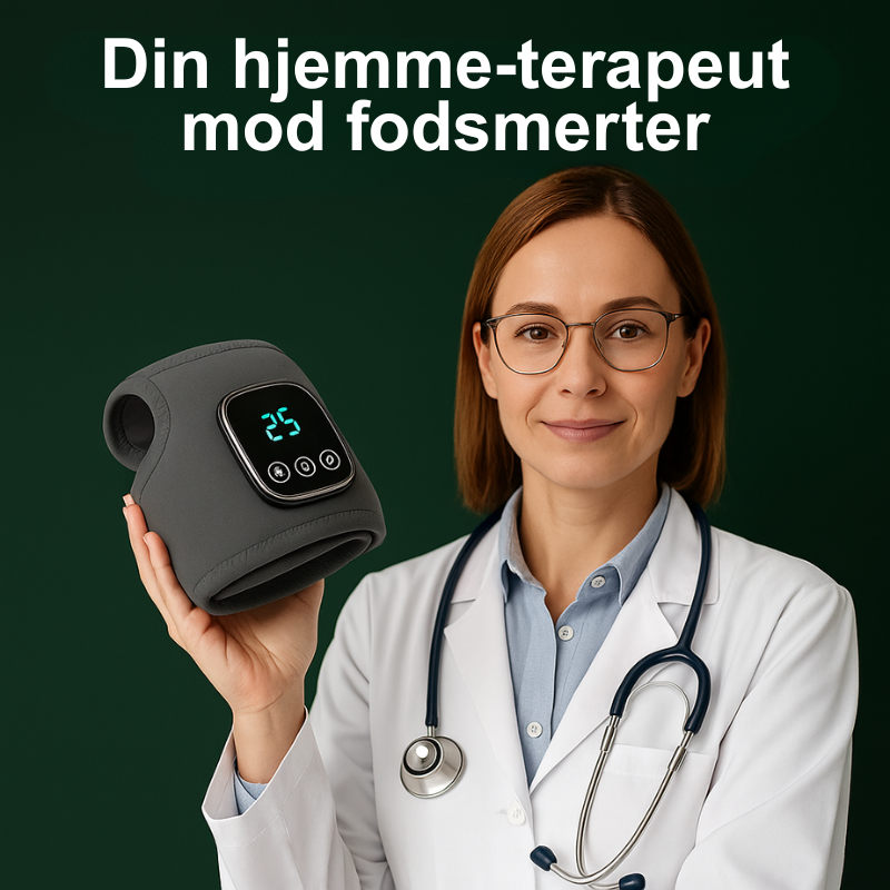 FriTrin™ | Klinisk dokumenteret varme og vibration mod fodsmerter, hævelse og spændinger!