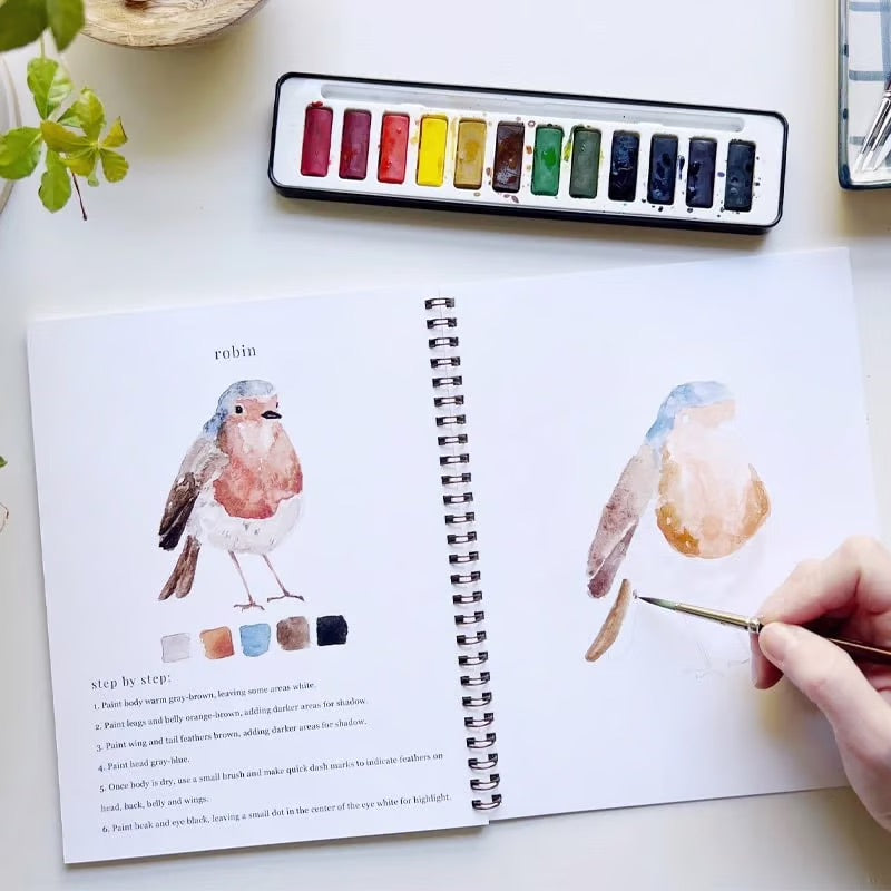 Akvarelle™ | Sæt gang i din kreativitet med vores sjove akvarel-arbejdsbog!