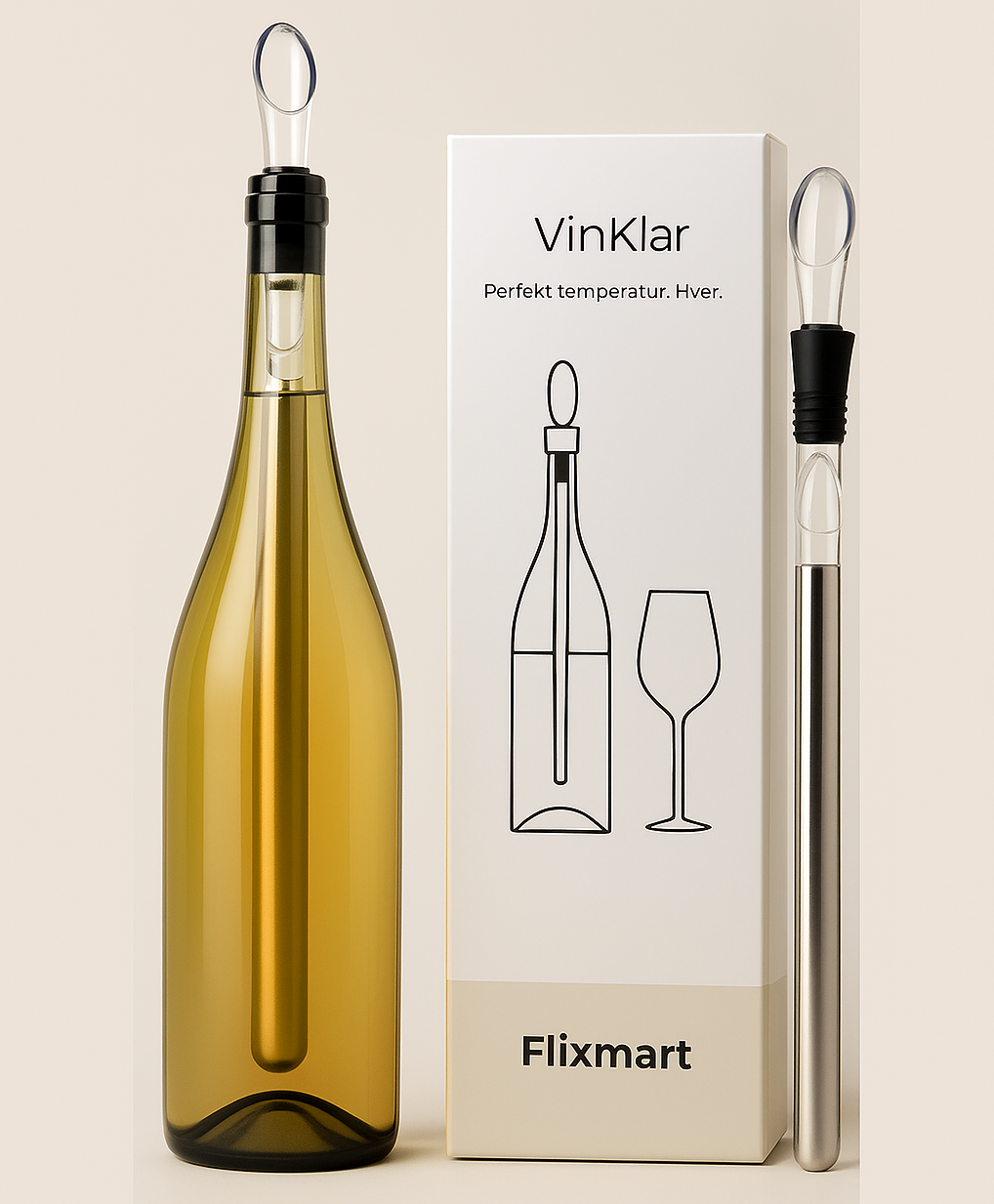 VinKlar™ | Perfekt serveringstemperatur. Hver gang.