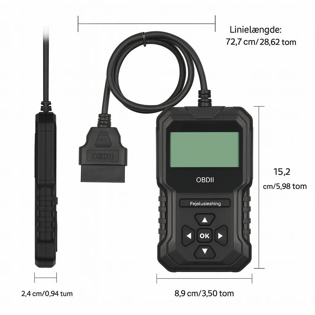 BilScan™ | OBD2 Bilscanner til Hurtig Fejlfinding og Klare Diagnoser