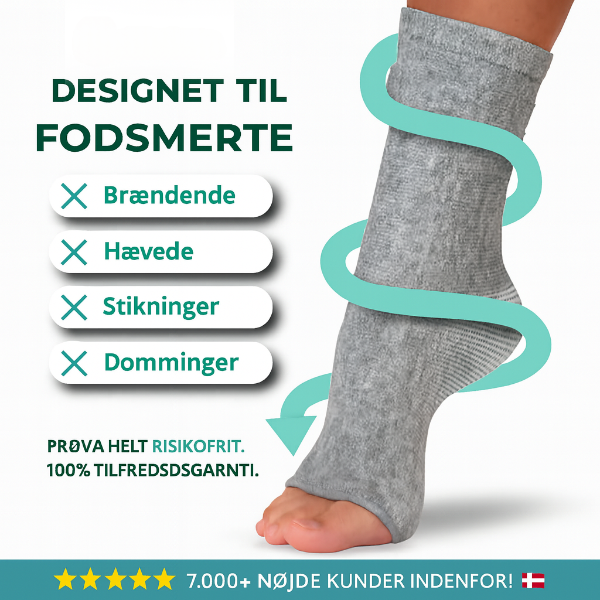 StøtteSok™ | Åndbar Komfort og Fugttransporterende Støtte til Fødderne