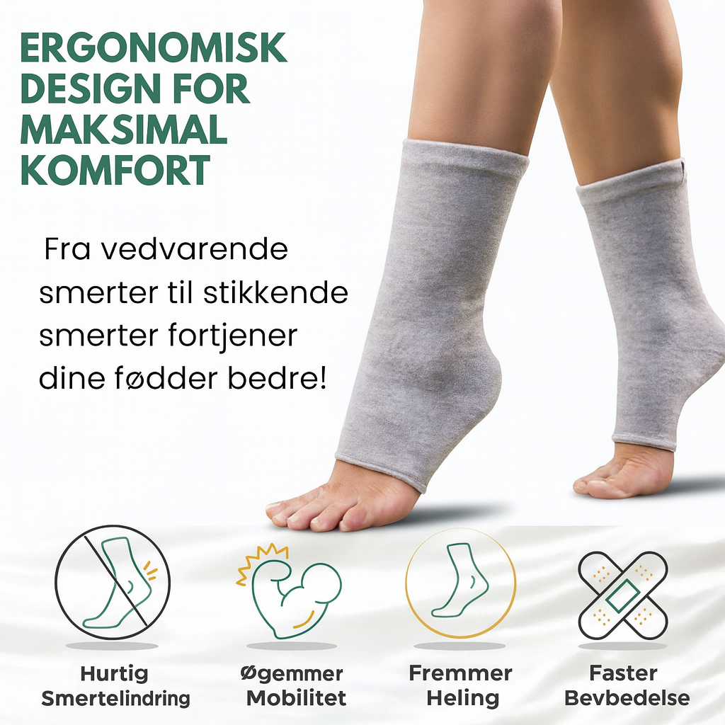 StøtteSok™ | Åndbar Komfort og Fugttransporterende Støtte til Fødderne