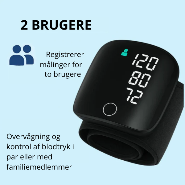 Pulso™ Intelligent blodtryksmåler | Klinisk nøjagtighed. Når som helst, hvor som helst.