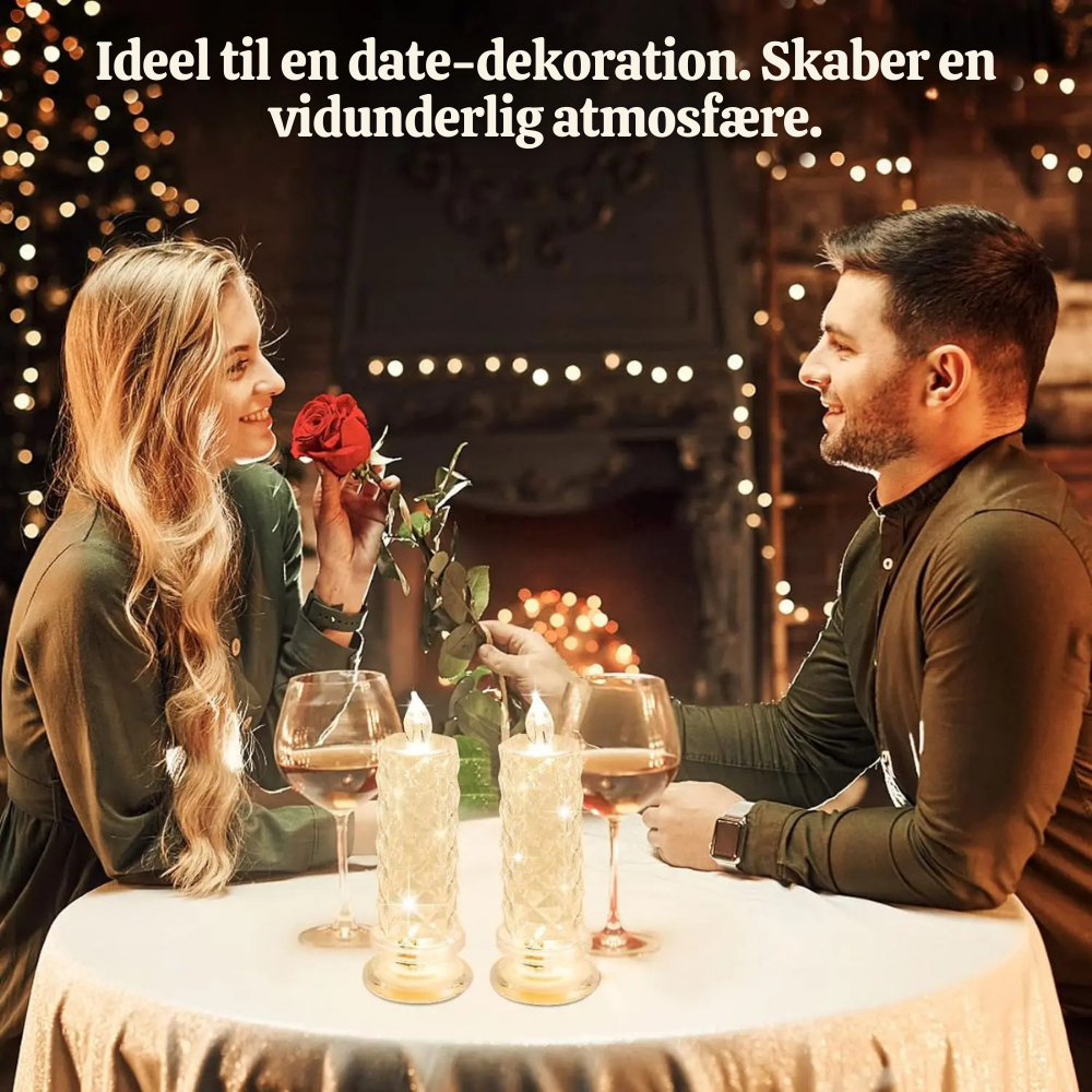 NordicShine™ | LED Krystal Lysesæt