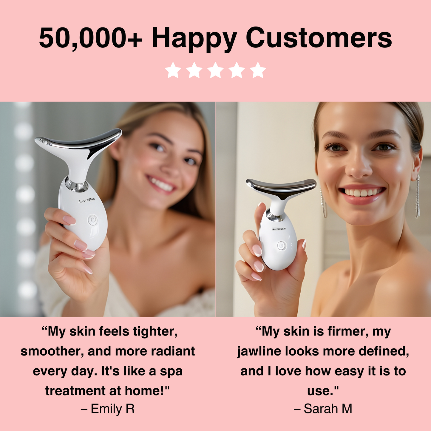 Luminora™ 7-in-1 LED Facial Sculptor | Strammere, glattere, jævn og klar hud på 10 minutter.
