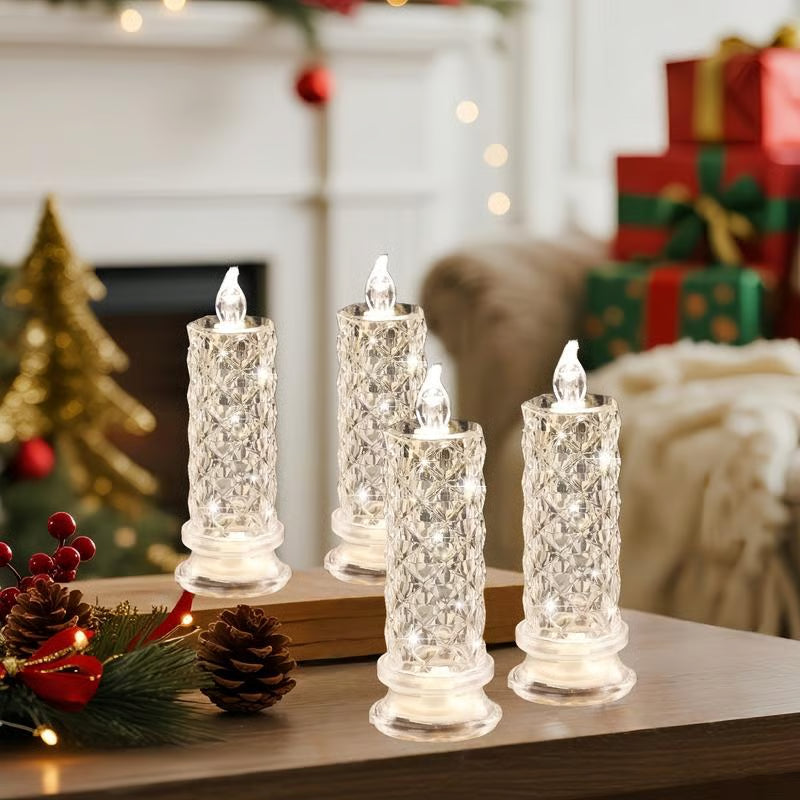 NordicShine™ | LED Krystal Lysesæt