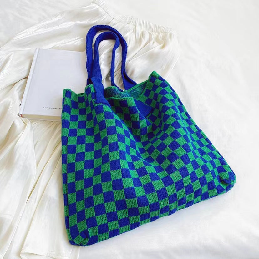 KnitChique™ | Strikket Tote Bag