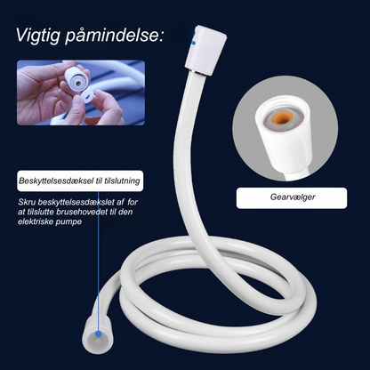 FlowGo™ | Hurtige rengøringer og udendørs brusebade – gjort nemt!