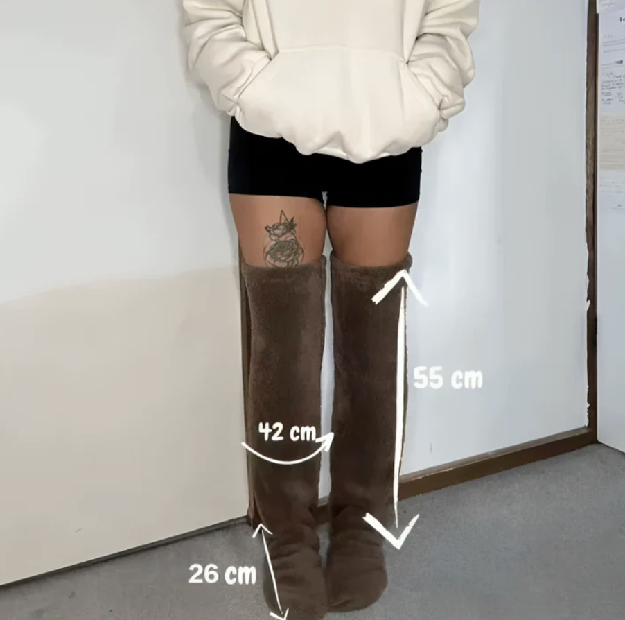 HyggeSok™ | Lange, hyggelige sokker i blødt fleece