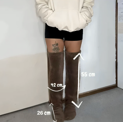 HyggeSok™ | Lange, hyggelige sokker i blødt fleece