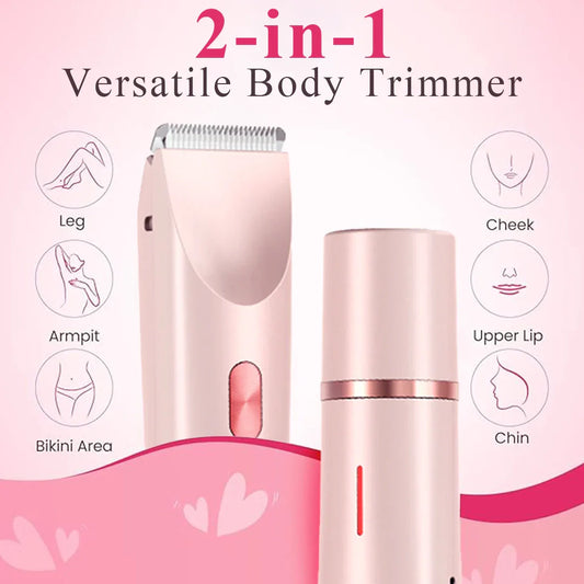 Nubelle™ | 2 i 1 smertefri bikini- og ansigtshårtrimmer