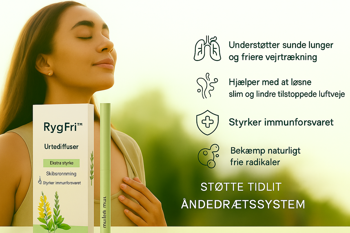 RygFri™ | Naturlig, ren og giftfri støtte