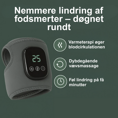 FriTrin™ | Klinisk dokumenteret varme og vibration mod fodsmerter, hævelse og spændinger!
