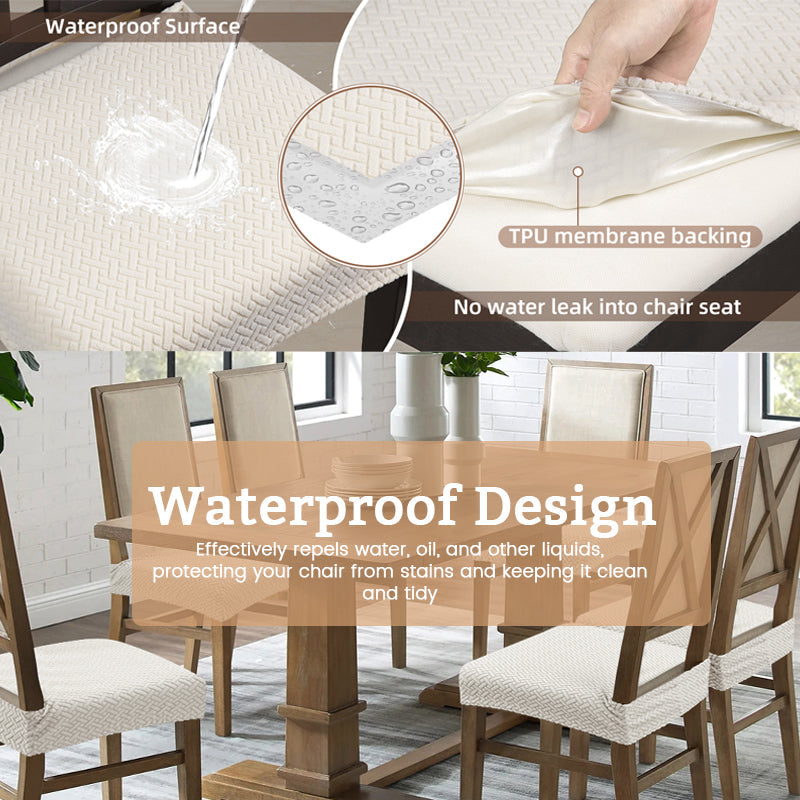 Jacquard™-stolsovertræk | Elegant, praktisk beskyttelse til dine stole