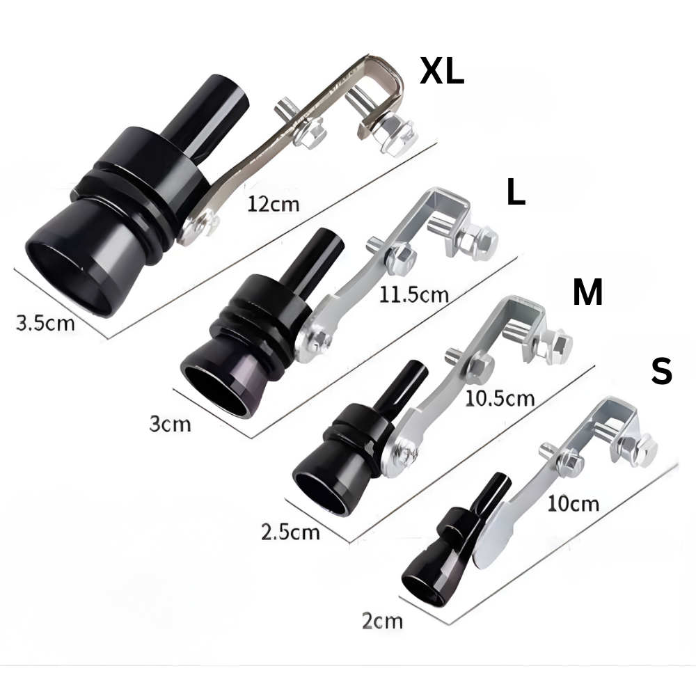 TurboLyd™ | Universel Turbo-Effekt Udstødningslyd Forstærker