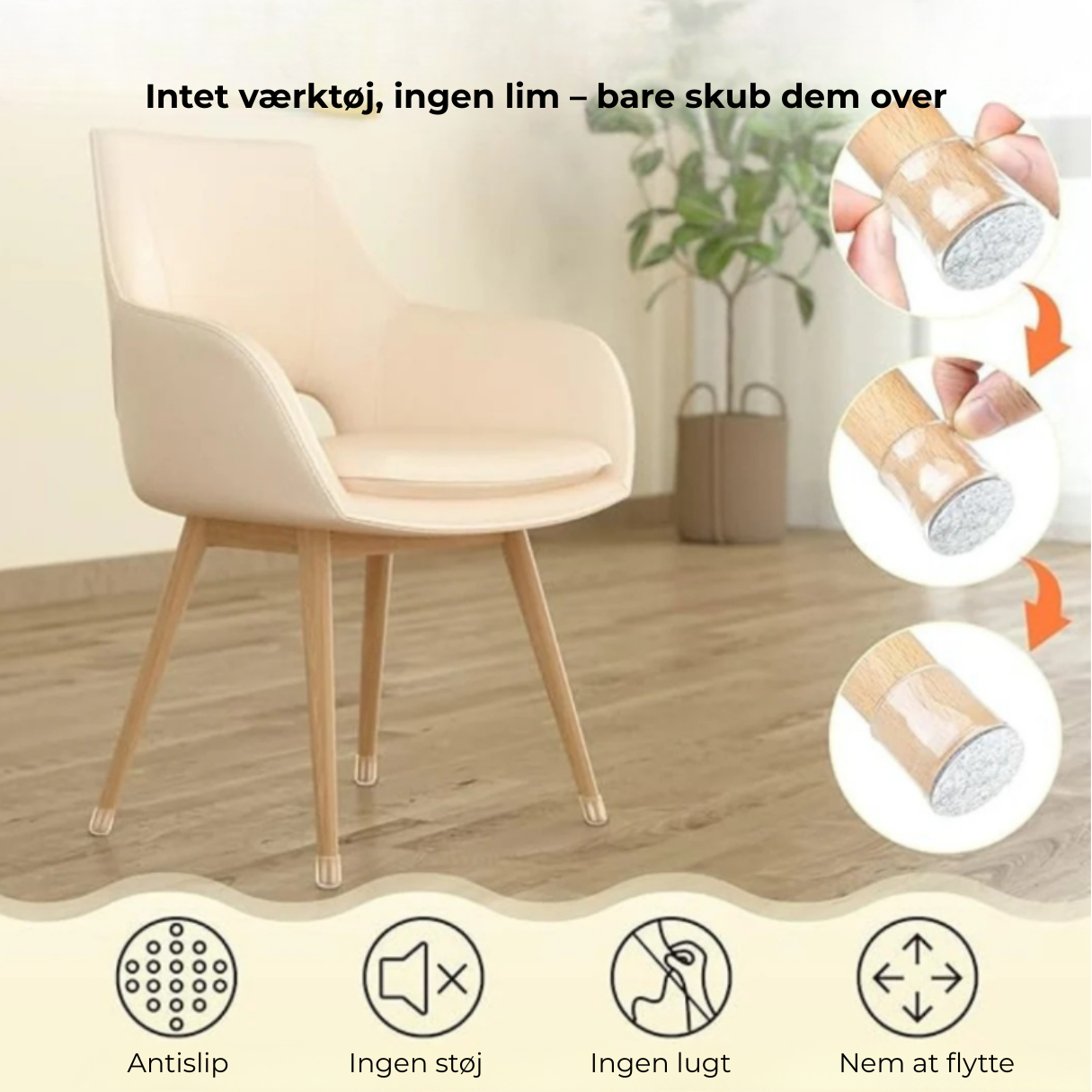StolGlid™ | Den bedste lydisolerende beskyttelse til dit gulv!