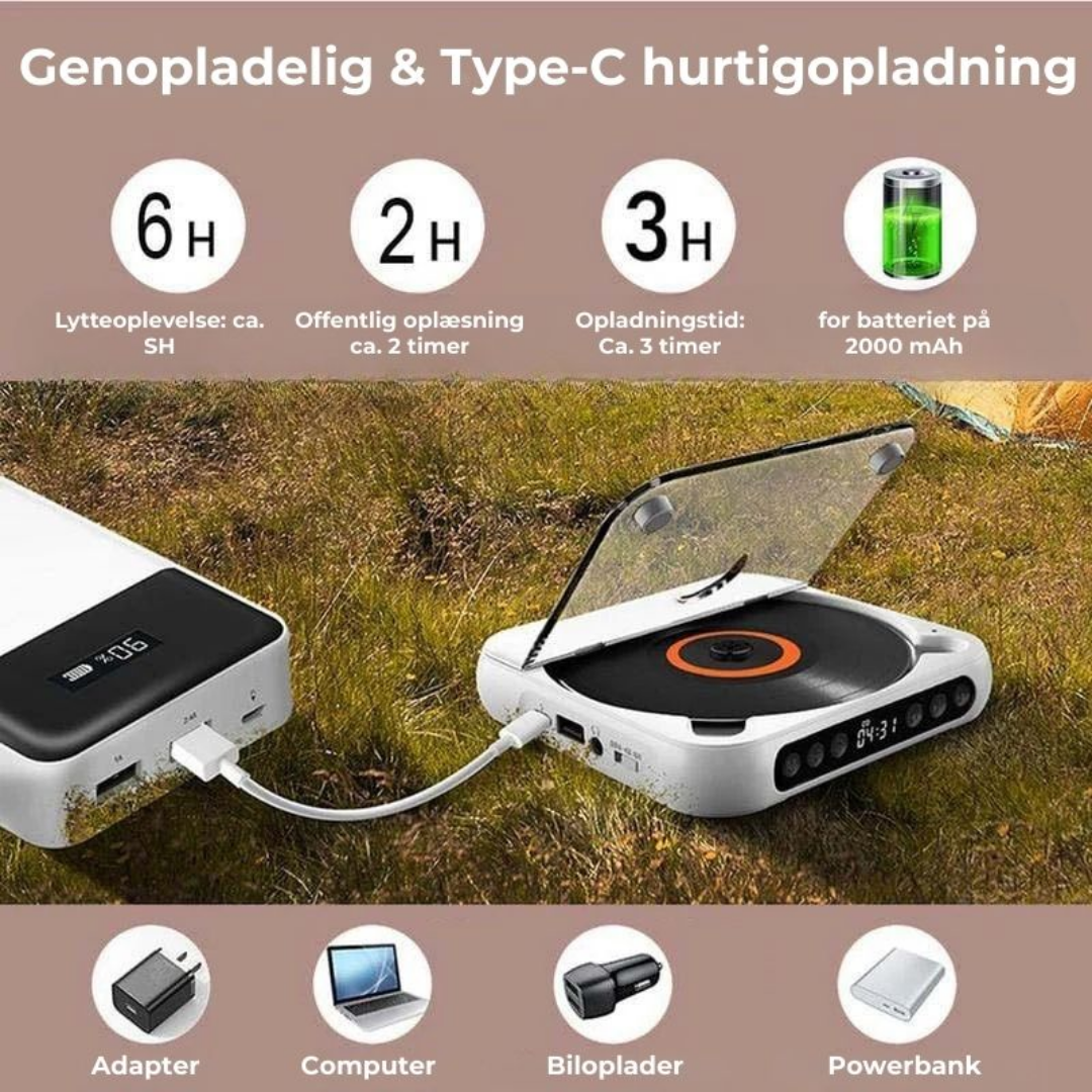 RetroLyd™ | Smart cd-afspiller