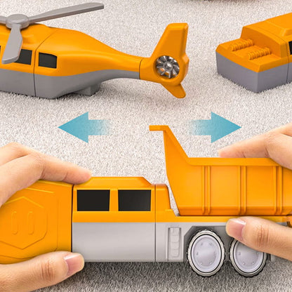 Transformo™ | Magnetisk Transformérbar Bygge- og Samlebil