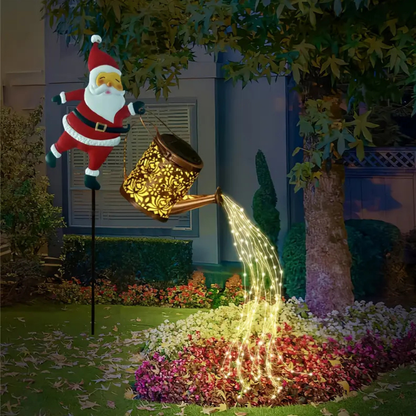 SprinkleSanta™ | Solcelledrevet Julemands Vandingslampe