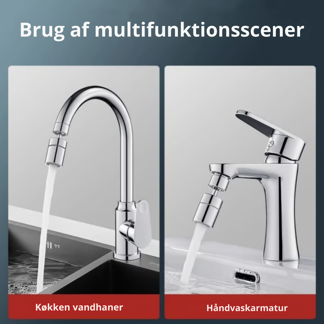 FlexiHane™ | 720-Graders Vandhaneudløb