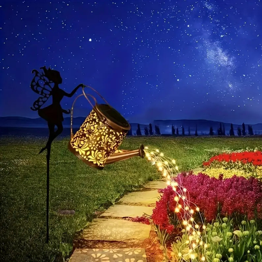 SprinkleSanta™ | Solcelledrevet Julemands Vandingslampe