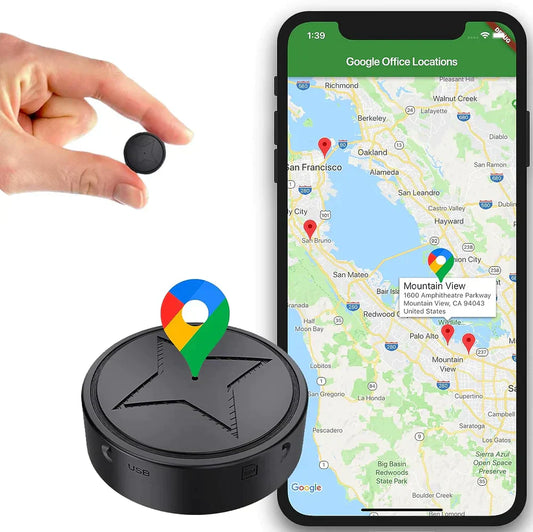 PinPoint Mini-GPS-Tracker | Altid sikker: Beskyt dine ejendele med GPS-sporing i realtid