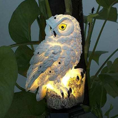 SolUgle™ | Solcelledrevet uglelampe til haven