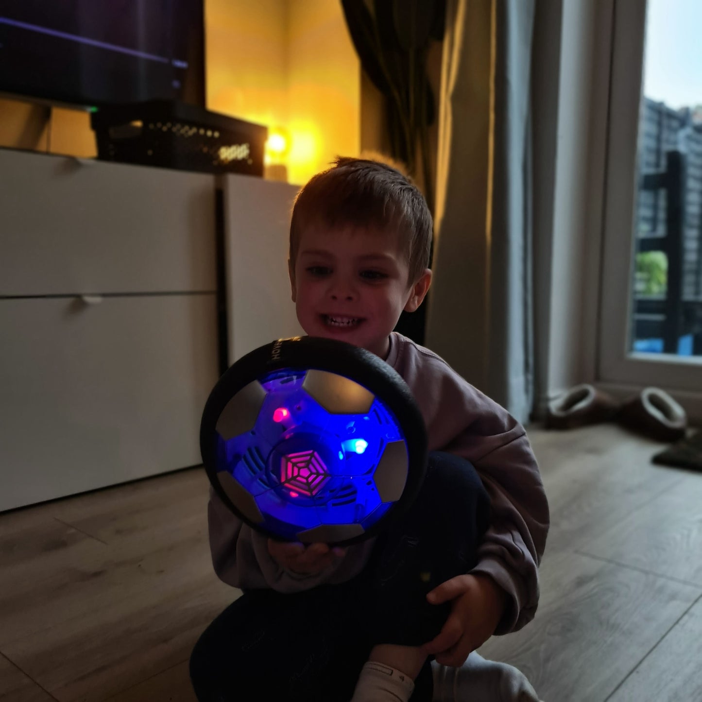 FlyBall™ | LED Hoverball fodboldspil til børn