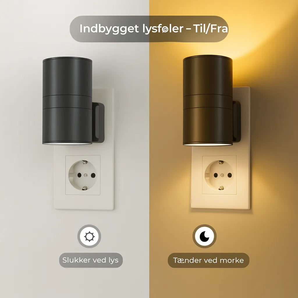 Lunae™ | Automatisk varmt lys der gør dit hjem trygt & hyggeligt