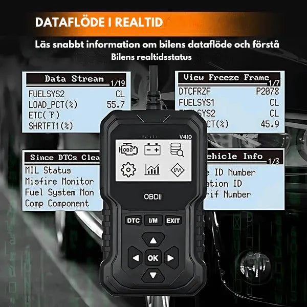 BilScan™ | OBD2 Bilscanner til Hurtig Fejlfinding og Klare Diagnoser