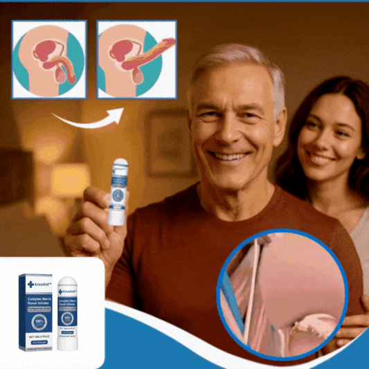 ErexAid™ Inhalator | Stenhårde erektioner på 5 minutter – uden piller!