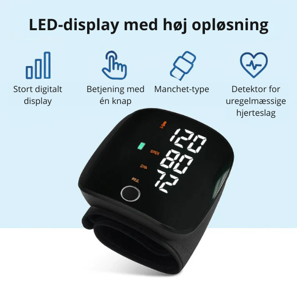 Pulso™ Intelligent blodtryksmåler | Klinisk nøjagtighed. Når som helst, hvor som helst.