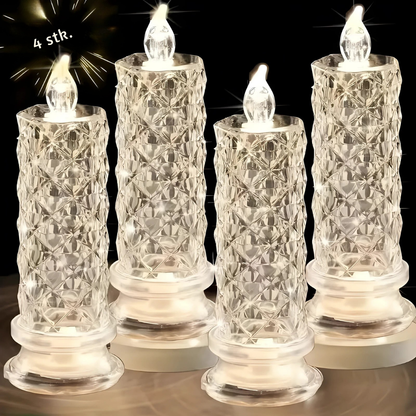 NordicShine™ | LED Krystal Lysesæt