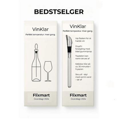VinKlar™ | Perfekt serveringstemperatur. Hver gang.