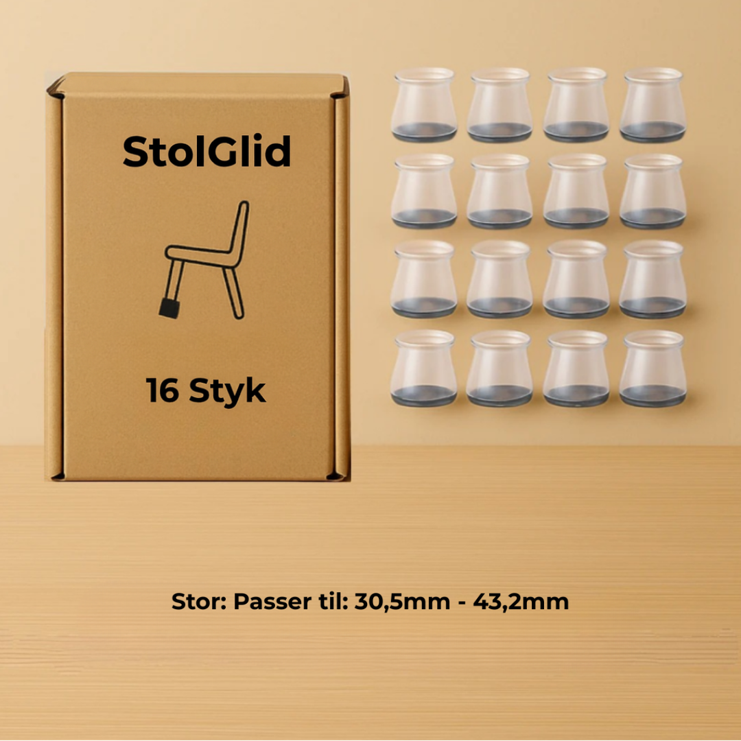 StolGlid™ | Den bedste lydisolerende beskyttelse til dit gulv!
