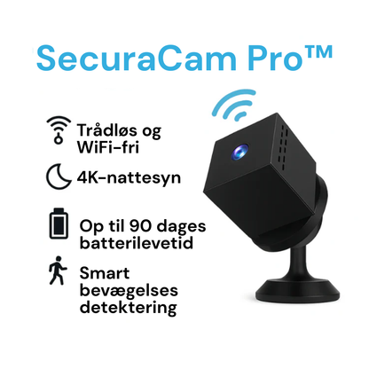 SecuraCam Pro™ | Det smarte, trådløse sikkerhedskamera