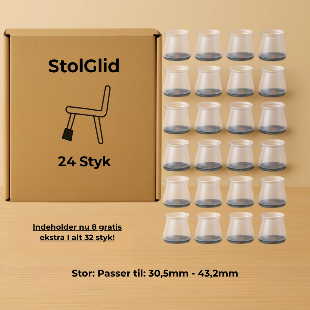 StolGlid™ | Den bedste lydisolerende beskyttelse til dit gulv!