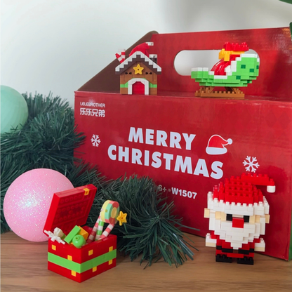 JuleByg™ | Skab julehygge sammen 🎄 Byg 12 figurer til familiens pynt