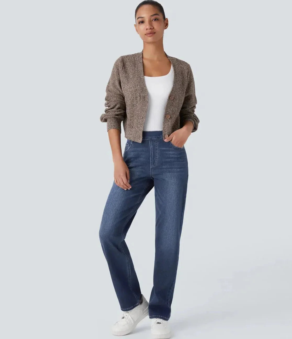 FlexFit™ | Elastiske og komfortable bukser med høj talje