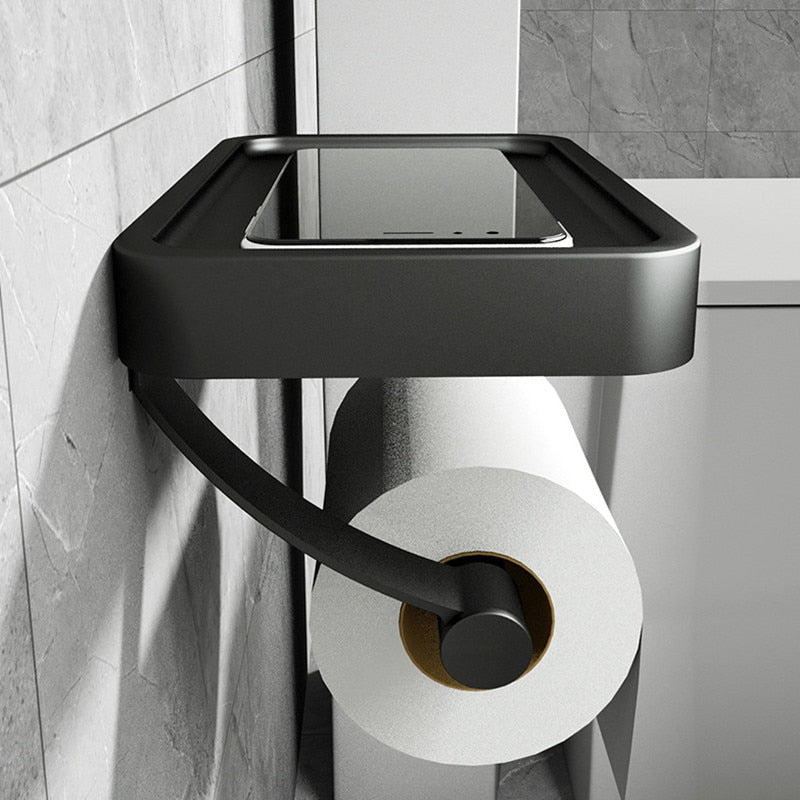 RollMate™ | Toiletrulleholder Med Hylde