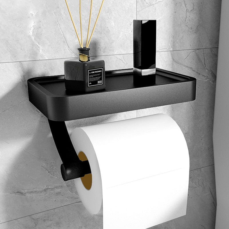 RollMate™ | Toiletrulleholder Med Hylde