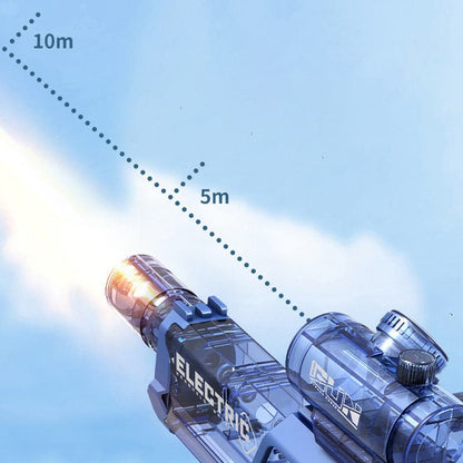 HydroBlast | Elektrisk vandpistol med lang rækkevidde og lys